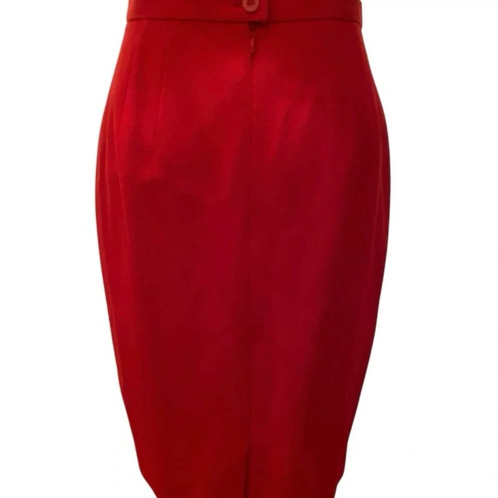 Authentic Escada Knee- Length Wool Skirt - Picture 3 of 8